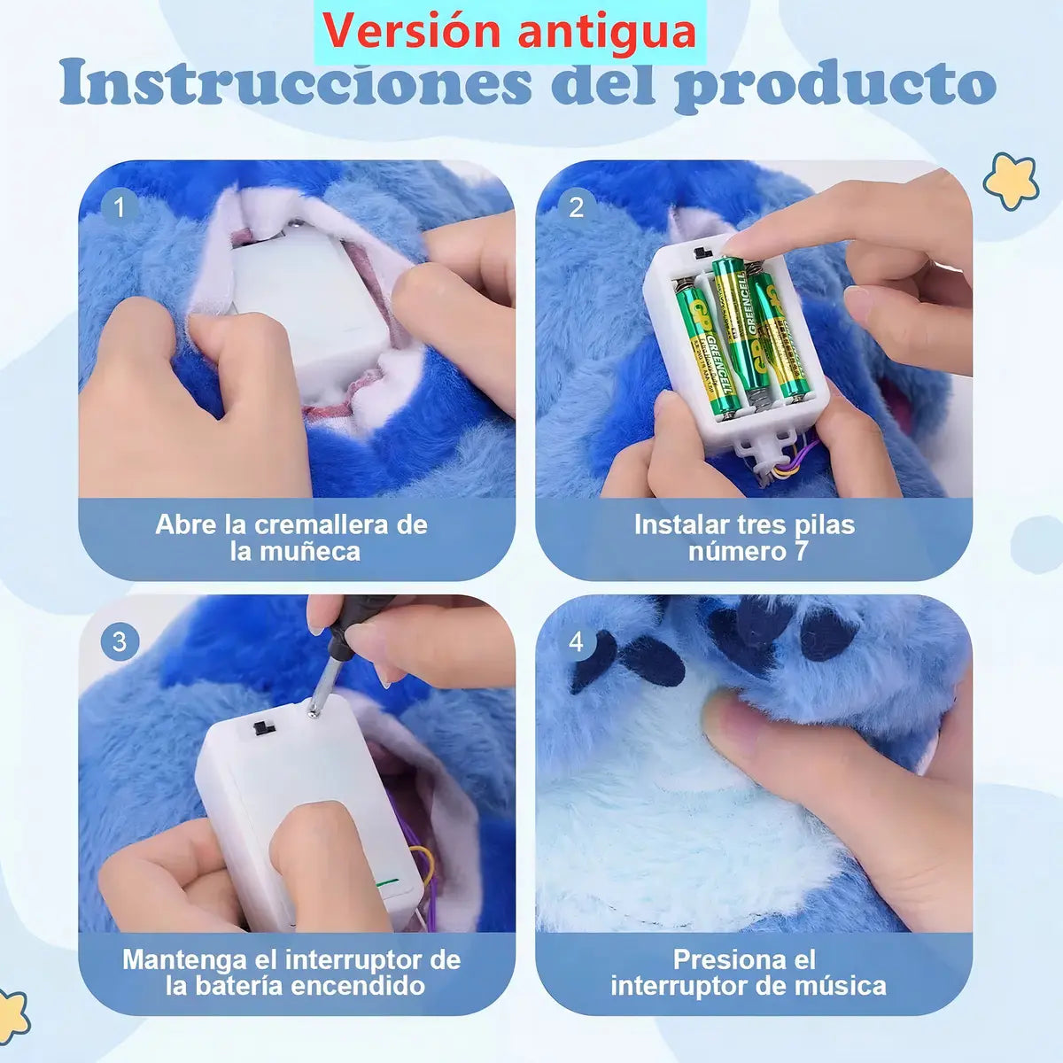 Stitch Peluche Que Respira Antiestrés